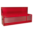 Topchest 10 Drawer with Ball-Bearing Slides Heavy-Duty - Red - AP6610 - Farming Parts