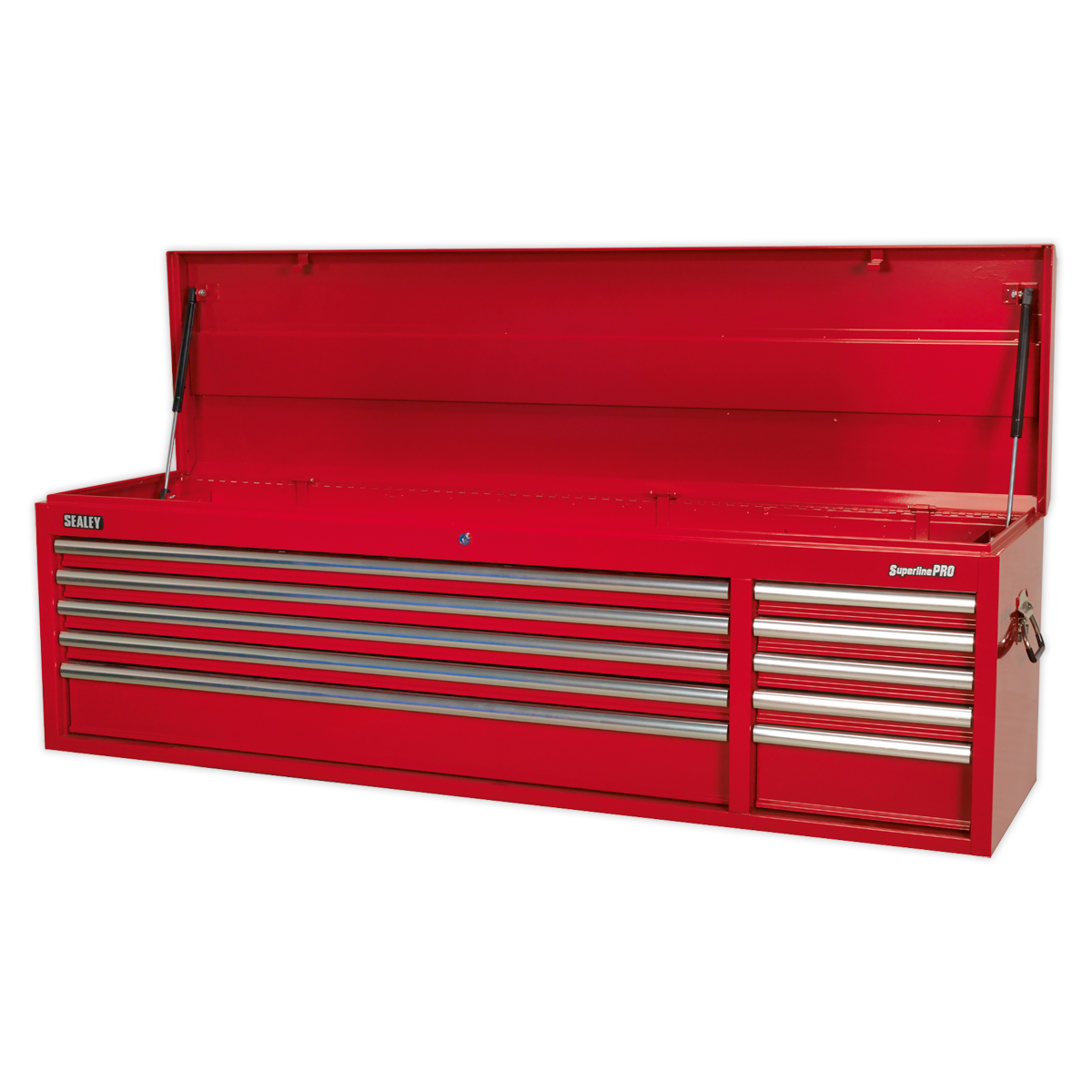 Topchest 10 Drawer with Ball-Bearing Slides Heavy-Duty - Red - AP6610 - Farming Parts