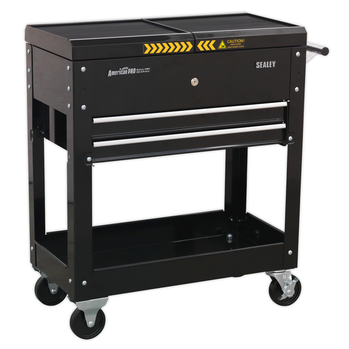 Mobile Tool & Parts Trolley - Black - AP705MB - Farming Parts