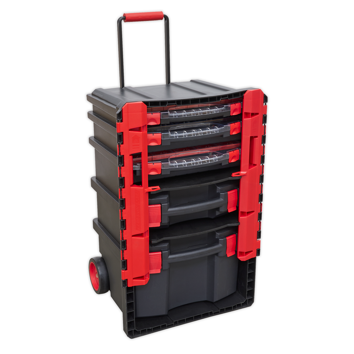 Professional Mobile Toolbox with 5 Removable Storage Cases - AP860 - Farming Parts