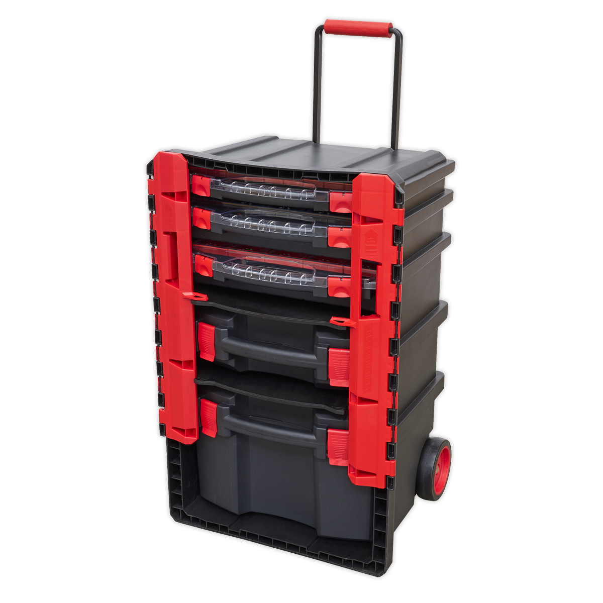 Professional Mobile Toolbox with 5 Removable Storage Cases - AP860 - Farming Parts