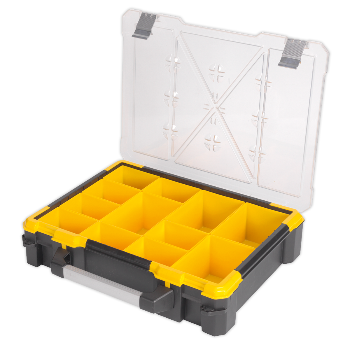 Parts Storage Case with 12 Removable Compartments - APAS12R - Farming Parts