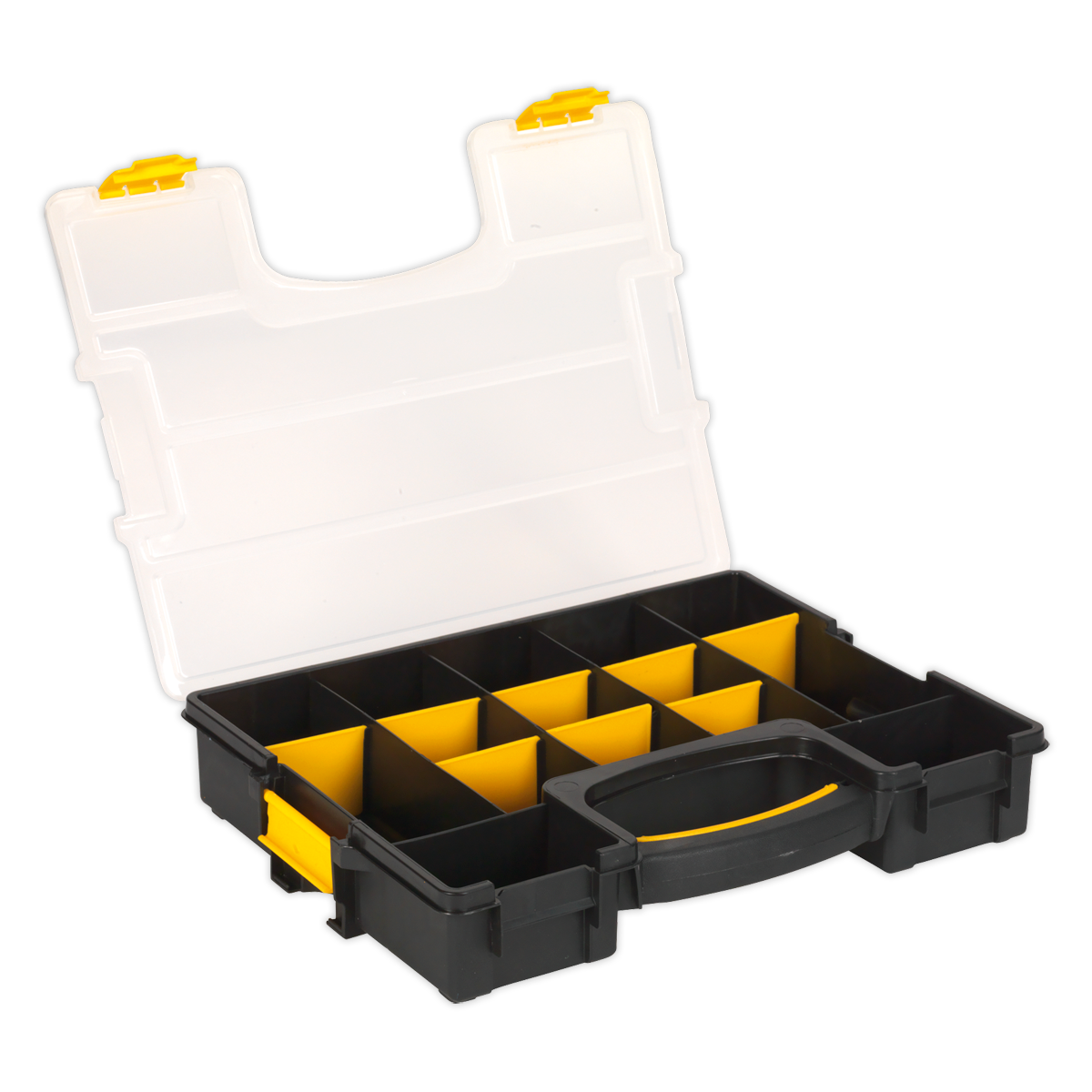 Parts Storage Case with Removable Compartments - Stackable - APAS15A - Farming Parts