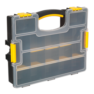 Parts Storage Case with Removable Compartments - Stackable - APAS15A - Farming Parts