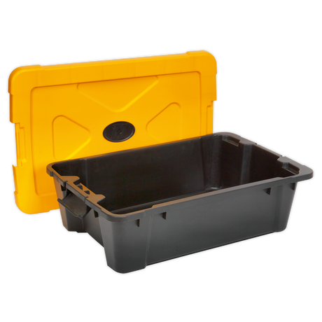 Composite Stackable Storage Box with Lid 27L - APB27 - Farming Parts
