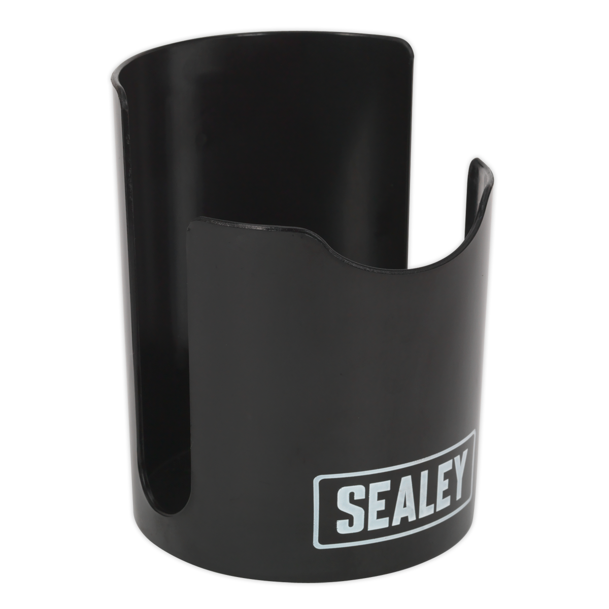 A black Sealey-branded Magnetic Cup/Can Holder (APCHB) made of durable plastic, designed with open sides for easy access to stored tools.