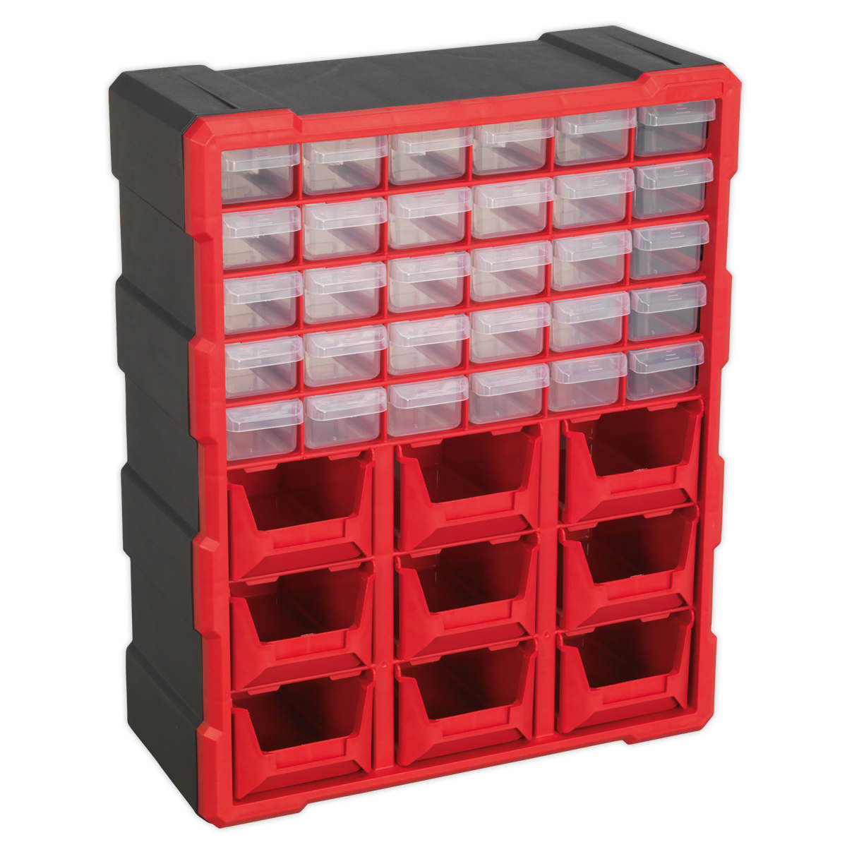 Cabinet Box 39 Drawer - Red/Black - APDC39R - Farming Parts