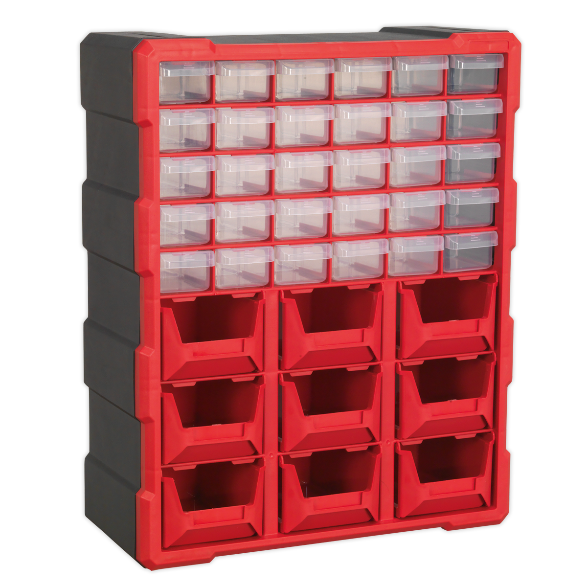 Cabinet Box 39 Drawer - Red/Black - APDC39R - Farming Parts