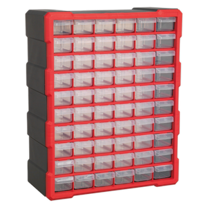 Cabinet Box 60 Drawer - Red/Black - APDC60R - Farming Parts