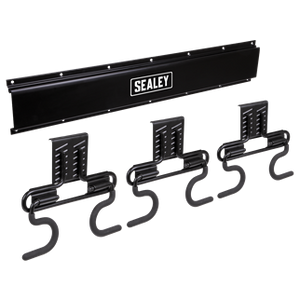 Sealey | Wall Mounting 6 Hook Storage Rail - APHKIT4