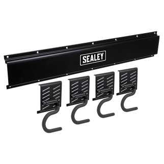 Sealey | Wall Mounting 4 Hook Storage Rail - APHKIT5