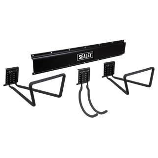 Sealey | Wall Mounting 3 Large Hook Storage Rail - APHKIT9