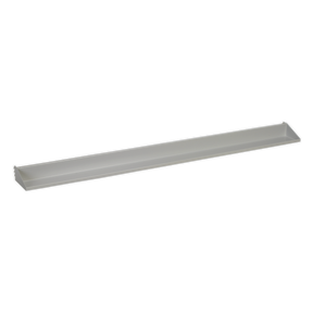 The Shelf for APIBP2100 - API13 by Sealey is a long, rectangular, white tray with slightly raised edges, set against a white background and offering an adjustable height for added convenience.