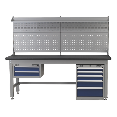 1.8m Complete Industrial Workstation & Cabinet Combo - API1800COMB02 - Farming Parts