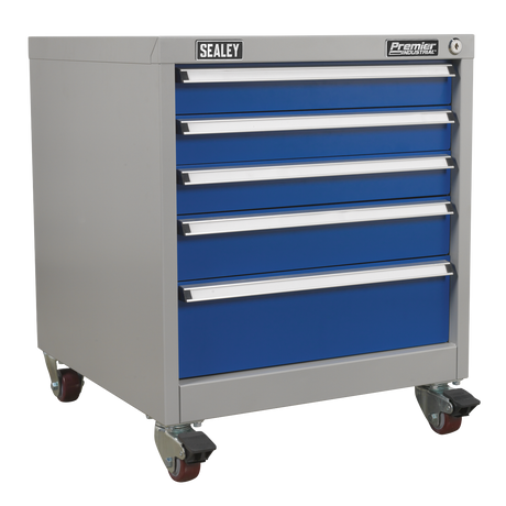 Mobile Industrial Cabinet 5 Drawer - API5657B - Farming Parts