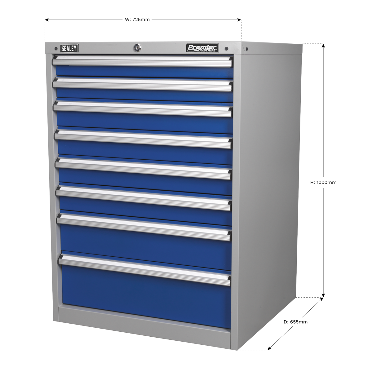 Cabinet Industrial 8 Drawer - API7238 - Farming Parts