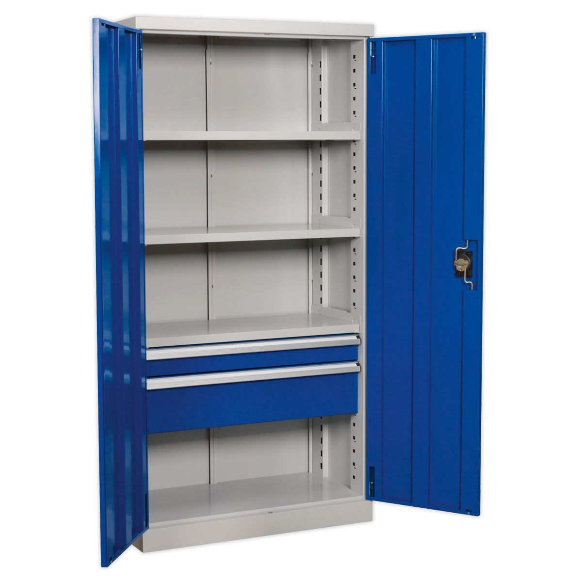 Industrial Cabinet 2 Drawer 3 Shelf 1800mm - APICCOMBO2 - Farming Parts