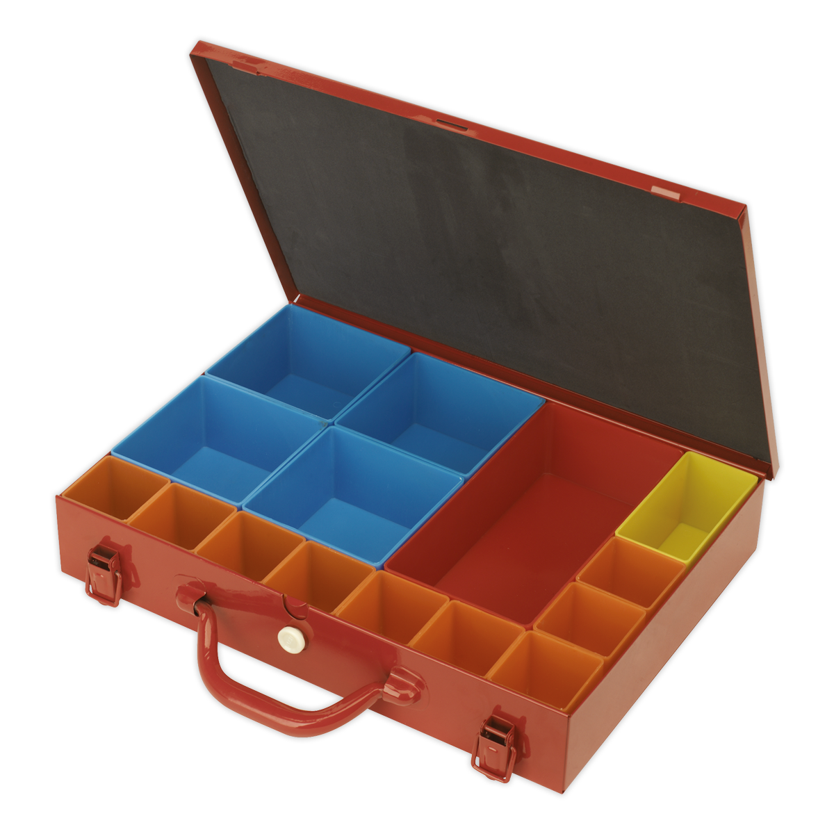 Metal Case with 15 Storage Bins - APMC15 - Farming Parts