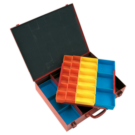 Metal Case 2-Layer with 27 Storage Bins - APMC27 - Farming Parts