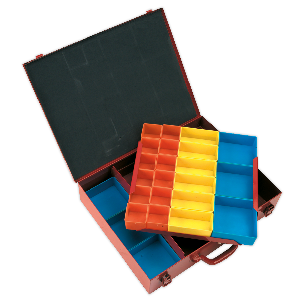 Metal Case 2-Layer with 27 Storage Bins - APMC27 - Farming Parts