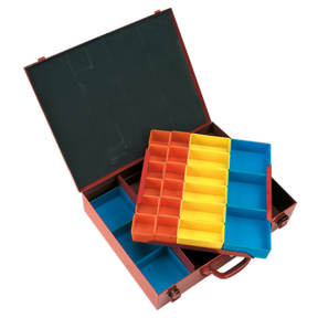 Metal Case 2-Layer with 27 Storage Bins - APMC27 - Farming Parts