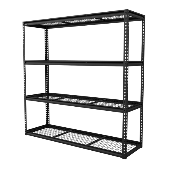 Sealey | Heavy-Duty Modular Racking Unit with 4 Mesh Shelves 300kg Capacity Per Level 1820mm - APMR1