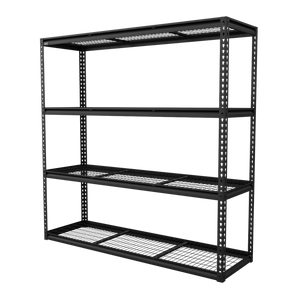 Sealey | Heavy-Duty Modular Racking Unit with 4 Mesh Shelves 300kg Capacity Per Level 1820mm - APMR1