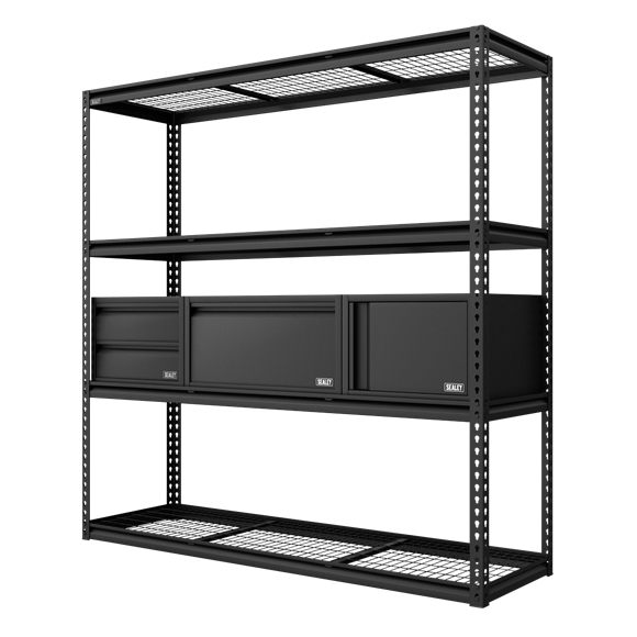 Sealey | Heavy-Duty Modular Racking Kit with 3 Storage Units - APMRCOMBO1