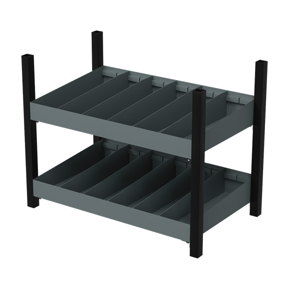 Sealey | Modular Racking Mid Unit 2 Compartment Shelve 580mm - APMRM4