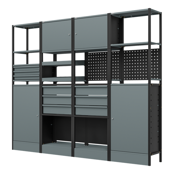 Sealey | Modular Racking System Combo 2.32m - APMRSTACK2