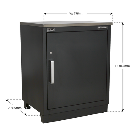 Modular Floor Cabinet 1 Door 775mm Heavy-Duty - APMS01 - Farming Parts