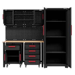 Sealey | Complete Garage Storage System with 2 Mobile Trolleys - APMS12OP