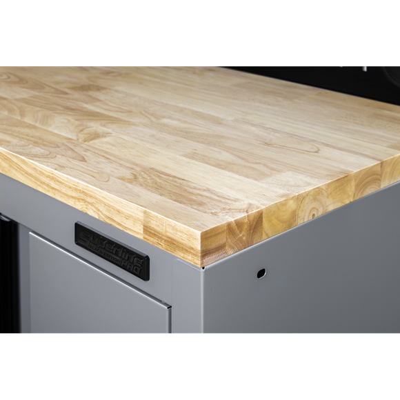 Superline PRO® Black Edition Rubber Wood Worktop 2040mm - SE-APMS30WC