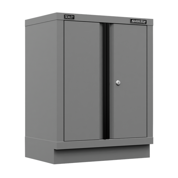 Superline PRO® Black Edition Modular Floor Cabinet 2 Door 680mm - SE-APMS33BE