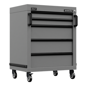Superline PRO® Black Edition Modular Mobile Cabinet 5 Drawer 650mm - SE-APMS34BE