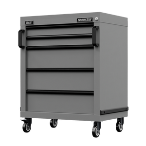 Superline PRO® Black Edition Modular Mobile Cabinet 5 Drawer 650mm - SE-APMS34BE