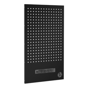 Superline PRO® Black Edition Modular Back Panel with Power Bar 600mm - SE-APMS3BEBP