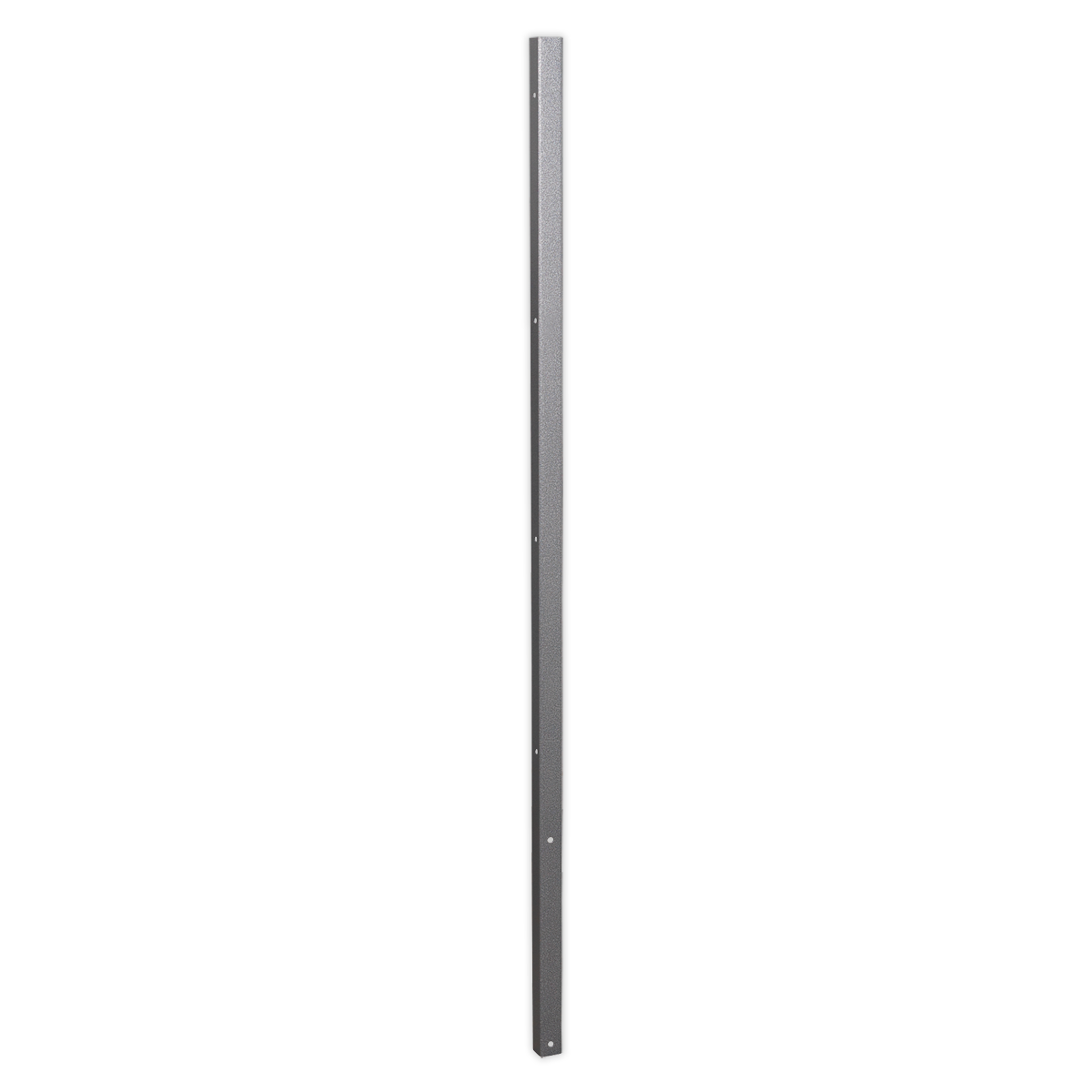 A tall, slim, black and gray electronic device, likely to be the Sealey Modular System Upright Connector Single - APMS50UCS, featuring a sleek hanging back panel, standing upright against a plain white background.