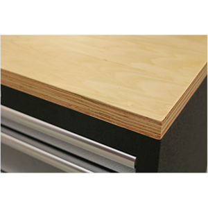 Superline PRO® 3.24m Storage System - Pressed Wood Worktop - APMSSTACK13W - Farming Parts