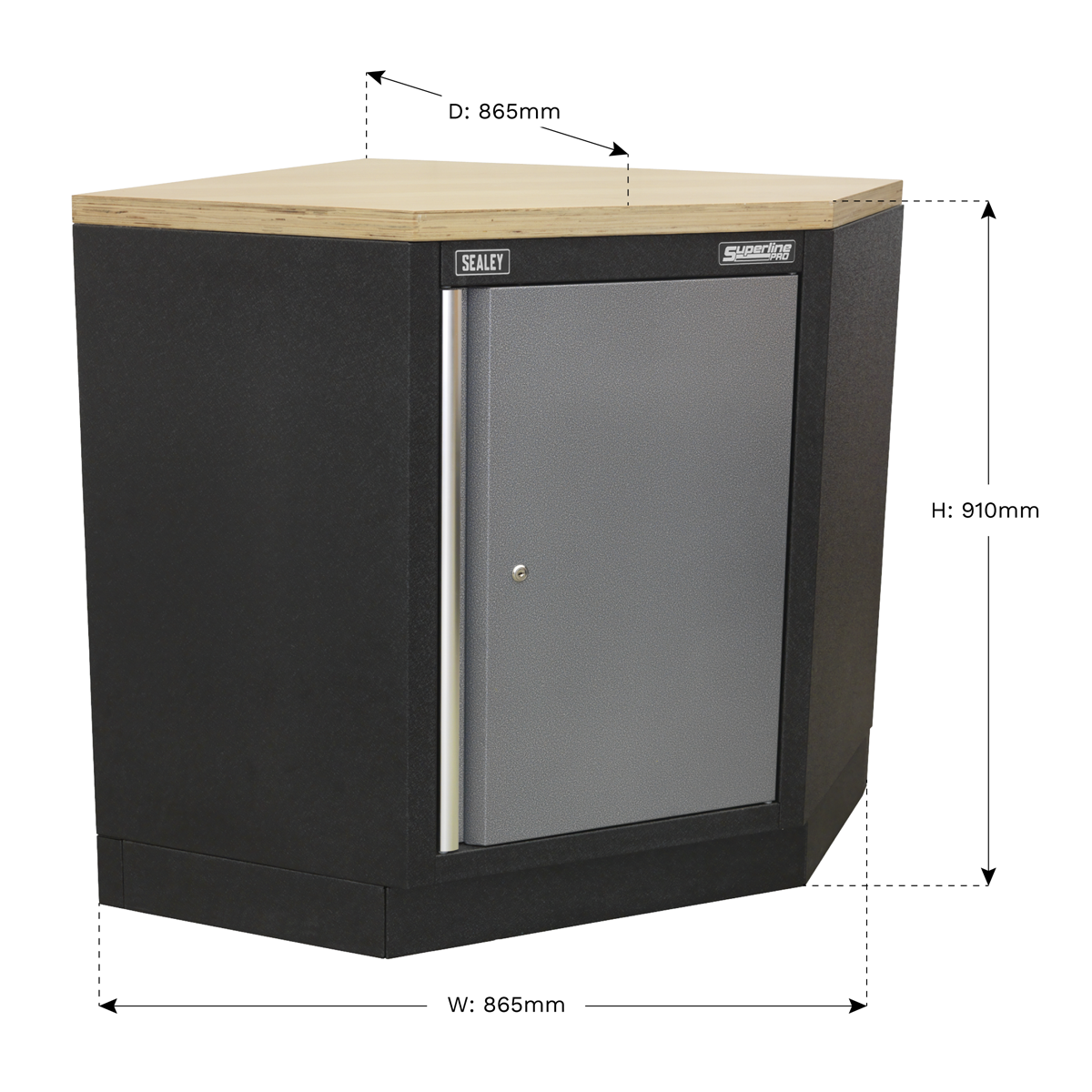 Modular Corner Floor Cabinet 865mm - APMS60 - Farming Parts