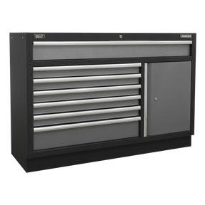 Modular 7 Drawer Floor Cabinet 1360mm - APMS64 - Farming Parts