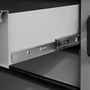 Superline PRO® Black Edition Storage System with Stainless Worktop 3.24m - SE-APMSBESTACK01SS