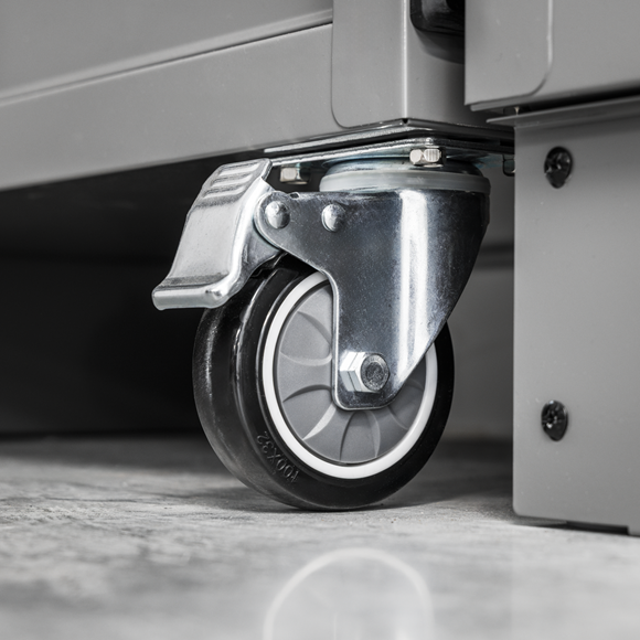 Superline PRO® Black Edition Storage System with Stainless Worktop 2.64m - SE-APMSBESTACK02SS