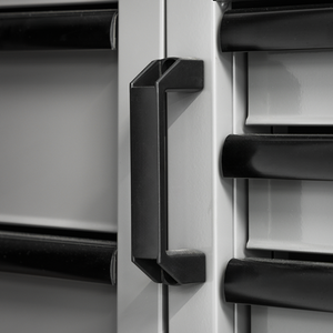 Superline PRO® Black Edition Storage System with Rubber Wood Worktop 2.04m - SE-APMSBESTACK03W