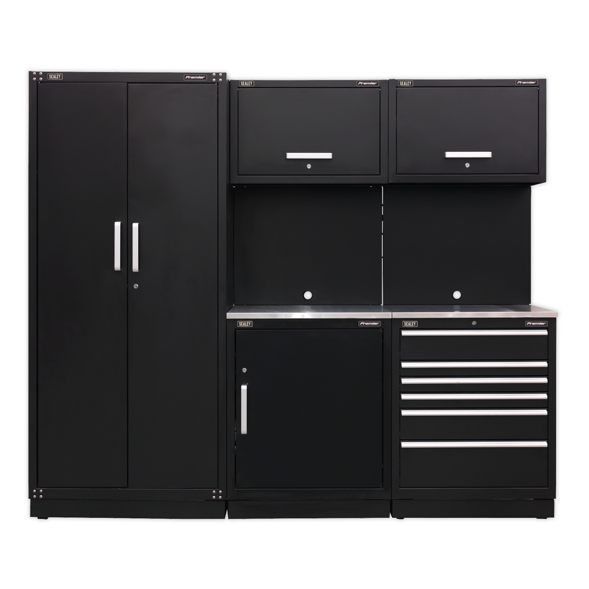 Premier 2.5m Storage System - Stainless Worktop - APMSCOMBO1SS - Farming Parts
