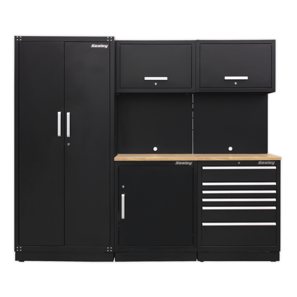 Premier 2.5m Storage System - Oak Worktop - APMSCOMBO1W - Farming Parts