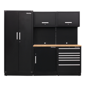 Premier 2.5m Storage System - Oak Worktop - APMSCOMBO1W - Farming Parts