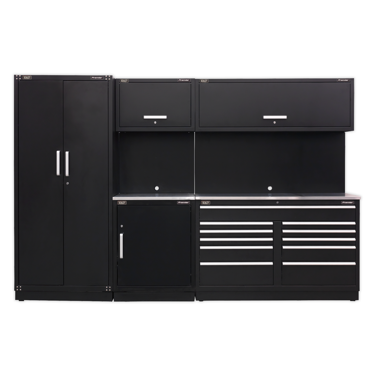 Premier 3.3m Storage System - Stainless Worktop - APMSCOMBO2SS - Farming Parts
