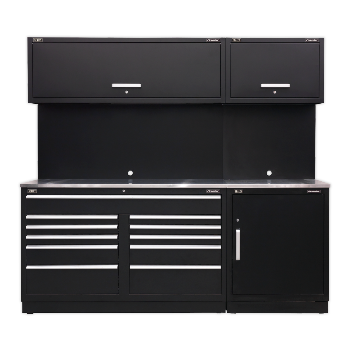 Premier 2.3m Storage System - Stainless Worktop - APMSCOMBO4SS - Farming Parts