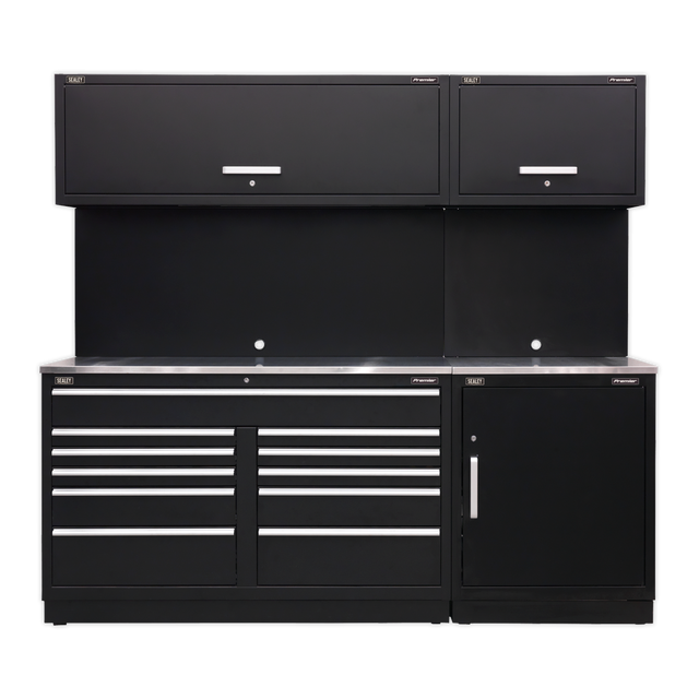 Premier 2.3m Storage System - Stainless Worktop - APMSCOMBO4SS - Farming Parts
